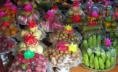 fruits for a cambodian wedding
